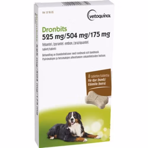 Dronbits 525 mg/504 mg/175 mg 8 tablett(er) Tablett