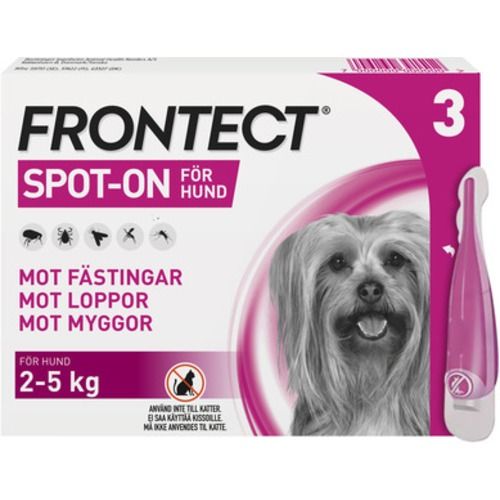 Frontect 2-5 kg 3 x 0,5 milliliter Spot-on, lösning