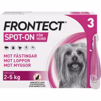 Frontect 2-5 kg 3 x 0,5 milliliter Spot-on, lösning