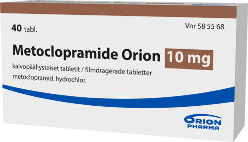 Metoclopramide Accord 10 mg 40 tablett(er) Tablett mots primperan