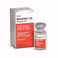 Butomidor vet. 10 mg/ml 10 milliliter Injektionsvätska, lösning