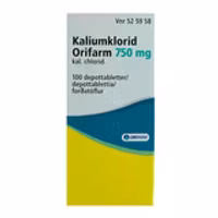 Kaliumklorid EQL Pharma 750 mg 100 tablett(er) Depottablett