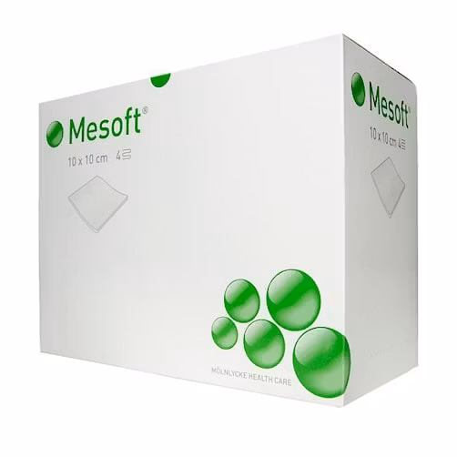 Mesoft kompress 10x10cm, 200 styck