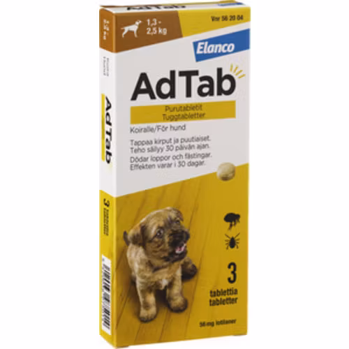 AdTab 56 mg 3 tablett(er) Tuggtablett