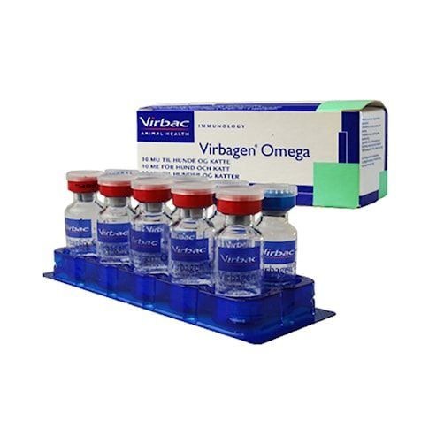 Virbagen Omega 10 milj. enheter 5 x 1 styck Frystorkat pulver till infusionsvätska