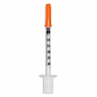 Insulinspruta 100IE 0,3 ml med fast kanyl 0,3x8 mm 100st