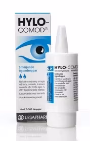 Hylo-Comod Smörjande ögondroppar, 10 ml