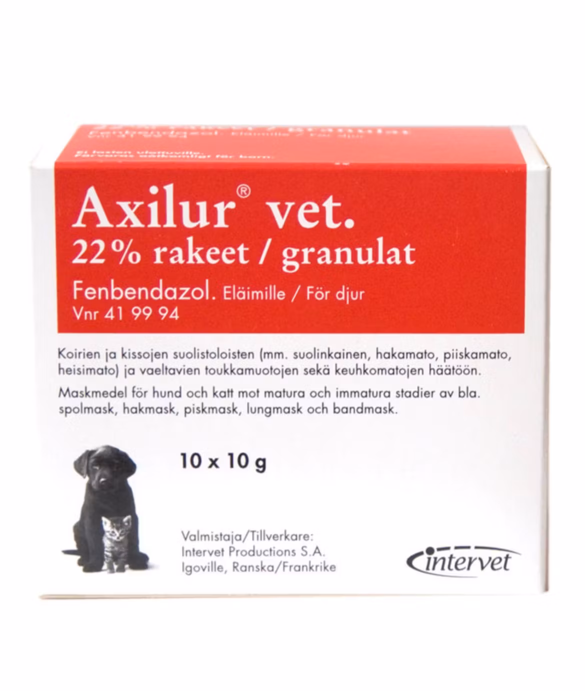 Axilur vet. 22 % 10 x 10 gram Granulat