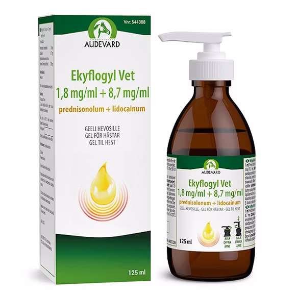 Ekyflogyl vet 1,8 mg/ml + 8,7 mg/ml 125 milliliter Gel