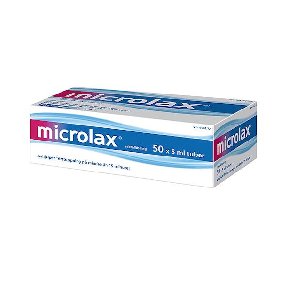 Microlax, rektallösning, 50 x 5 milliliter