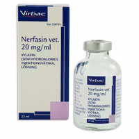 Nerfasin vet. 20 mg/ml 25 milliliter Injektionsvätska, lösning