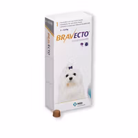 Bravecto för mycket små hundar (2-4,5 kg) 112,5 mg 1 tablett(er) Tuggtablett