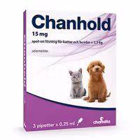 Chanhold 15 mg 3 x 0,25 milliliter Spot-on, lösning