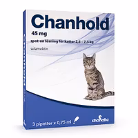 Chanhold 45 mg 3 x 0,75 milliliter Spot-on, lösning
