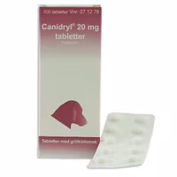 Canidryl 20 mg 100 tablett(er) Tablett