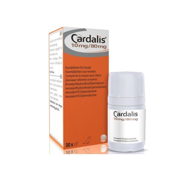 Cardalis 10 mg/80 mg 30 tablett(er) Tuggtablett