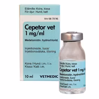 Cepetor vet. 1 mg/ml 10 milliliter Injektionsvätska, lösning