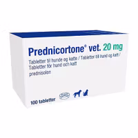 Prednicortone vet., tablett 20 mg, 10 x 10 tablett(er)
