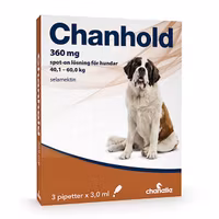 Chanhold 360 mg 3 x 3 milliliter Spot-on, lösning
