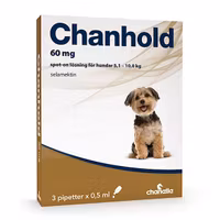 Chanhold 60 mg 3 x 0,5 milliliter Spot-on, lösning