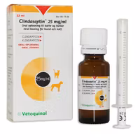 Clindaseptin 25 mg/ml 22 milliliter Oral lösning