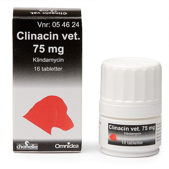 Clinacin vet. 75 mg 16 tablett(er) Tablett