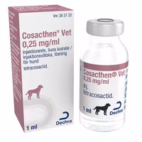 Cosacthen vet 0,25 mg/ml 1 milliliter Injektionsvätska, lösning