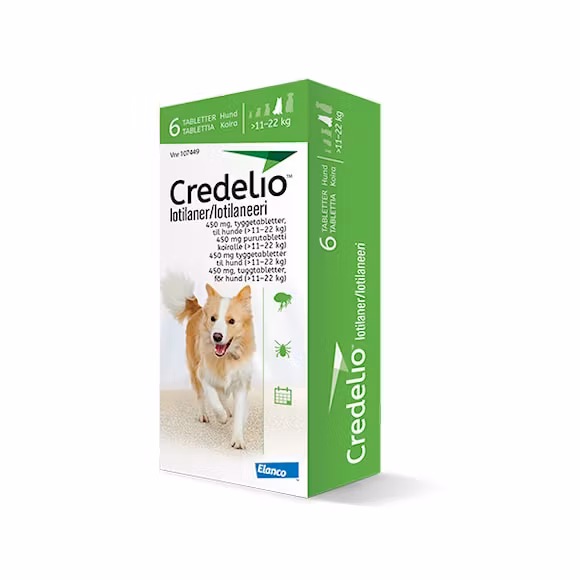 Credelio 450 mg 6 tablett(er) Tuggtablett