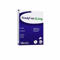 Firodyl vet 62,5 mg 3 x 12 tablett(er) Tuggtablett