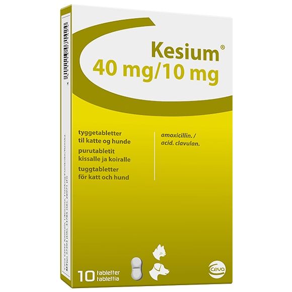 Kesium 40 mg/10 mg 1 x 10 tablett(er) Tuggtablett