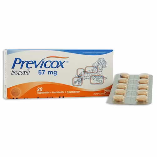 Previcox 57 mg 30 tablett(er) Tuggtablett