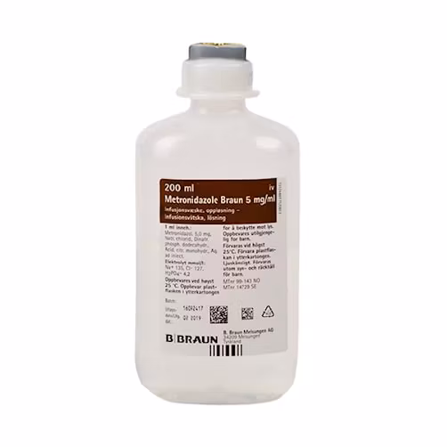 Metronidazole Braun 10 x 200 milliliter