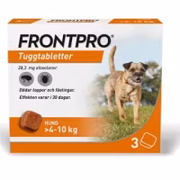 Frontpro 28,3 mg tuggtabletter för hund 4-10 kg 3 st