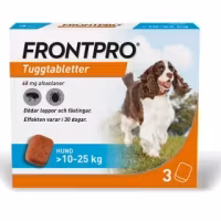 Frontpro 68 mg tuggtabletter för hund 10-25 kg 3 st