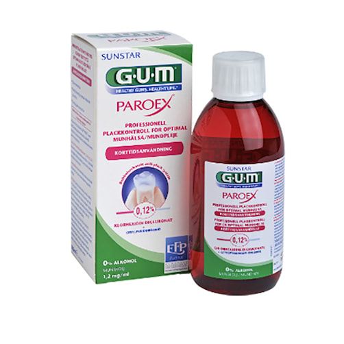 GUM Paroex 0,12% Munskölj, 300 ml