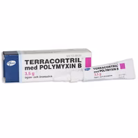 Terracortril med Polymyxin B, ögon-/öronsalva Pfizer AB, 3,5 gram
