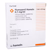Flumazenil hameln 0,1 mg/ml 5 x 5 milliliter Injektions-/infusionsvätska, lösning