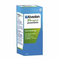 Alvedon, oral suspension 24 mg/ml, 100 ml