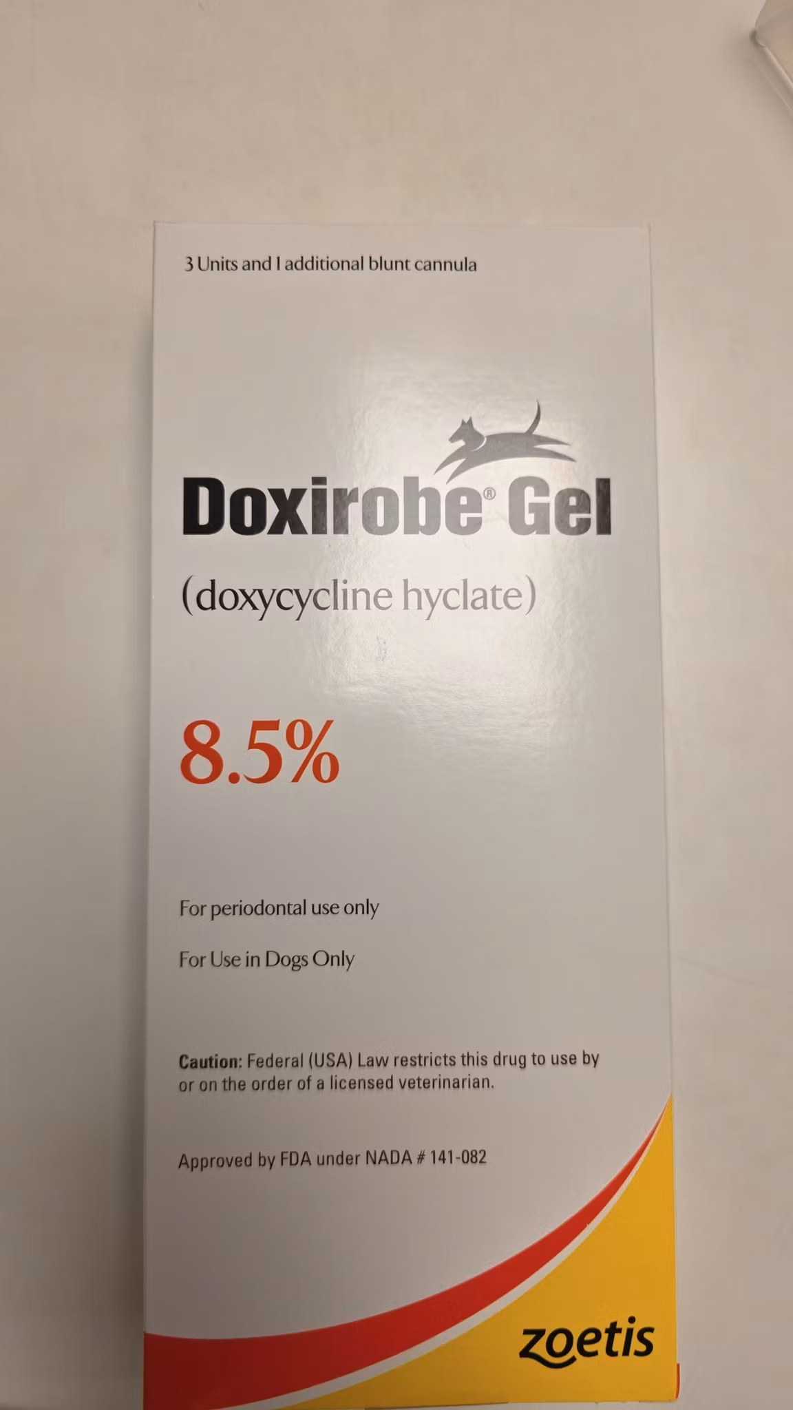 Doxirobe gel 8,5% spruta 3st