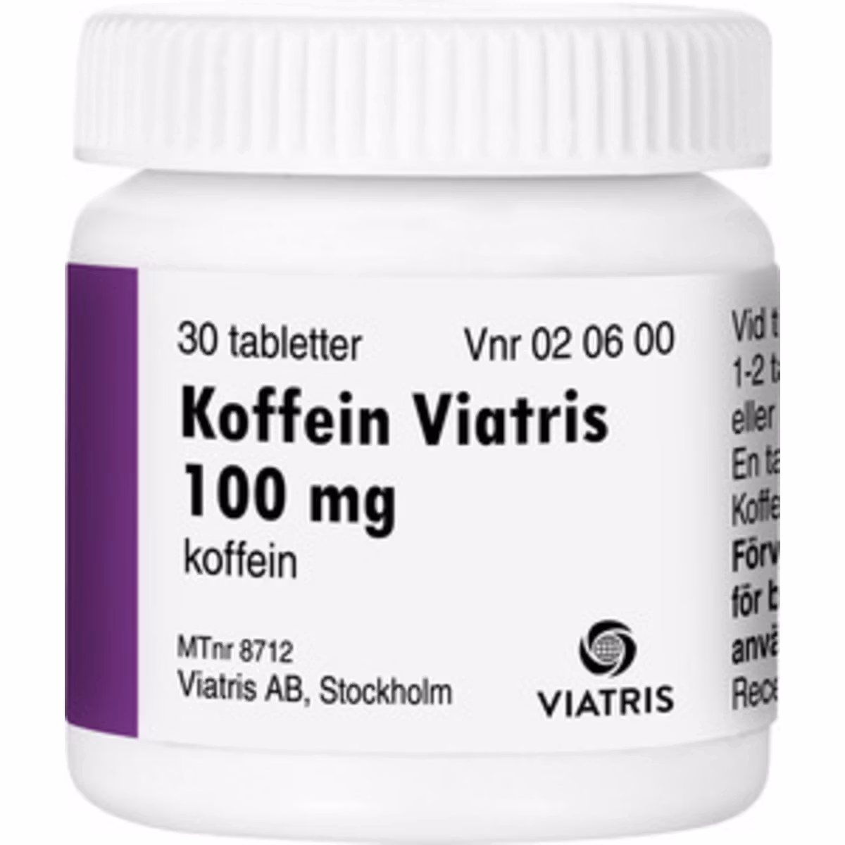 KOFFEIN RECIP TABL 100MG 30ST