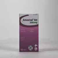Amoxival vet 200 mg 10 tablett(er) Tablett