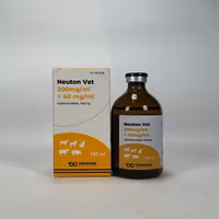 Neuton Vet 200 mg/ml + 40 mg/ml 1 x 100 milliliter Injektionsvätska, lösning