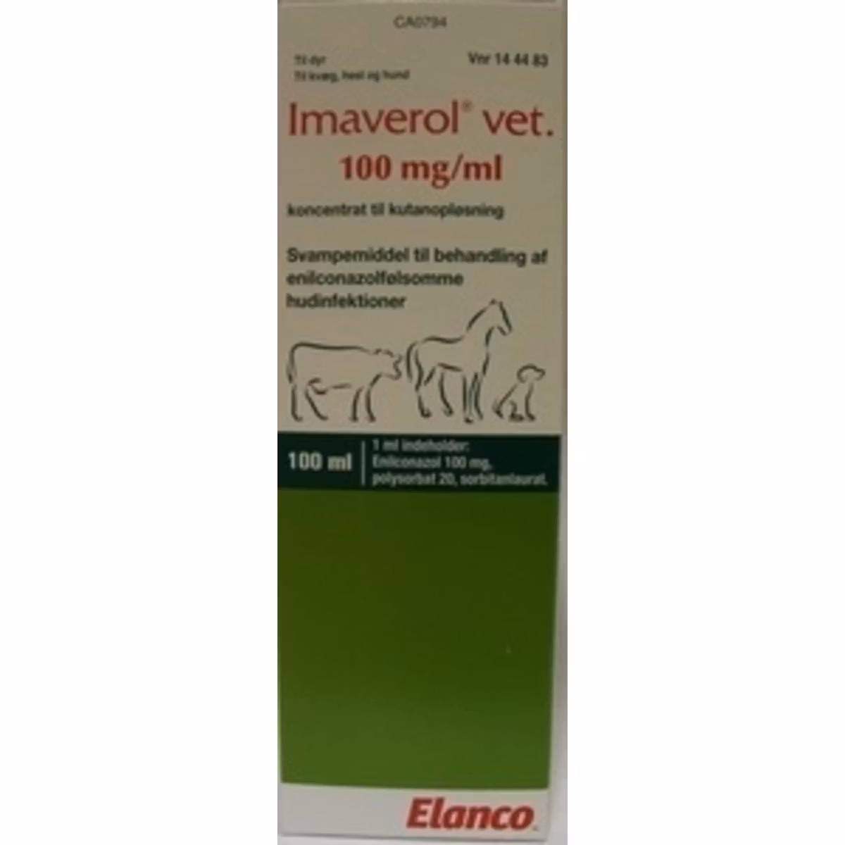 Imaverol vet 100mg/ml koncentrat till kutan lösning (FR)
