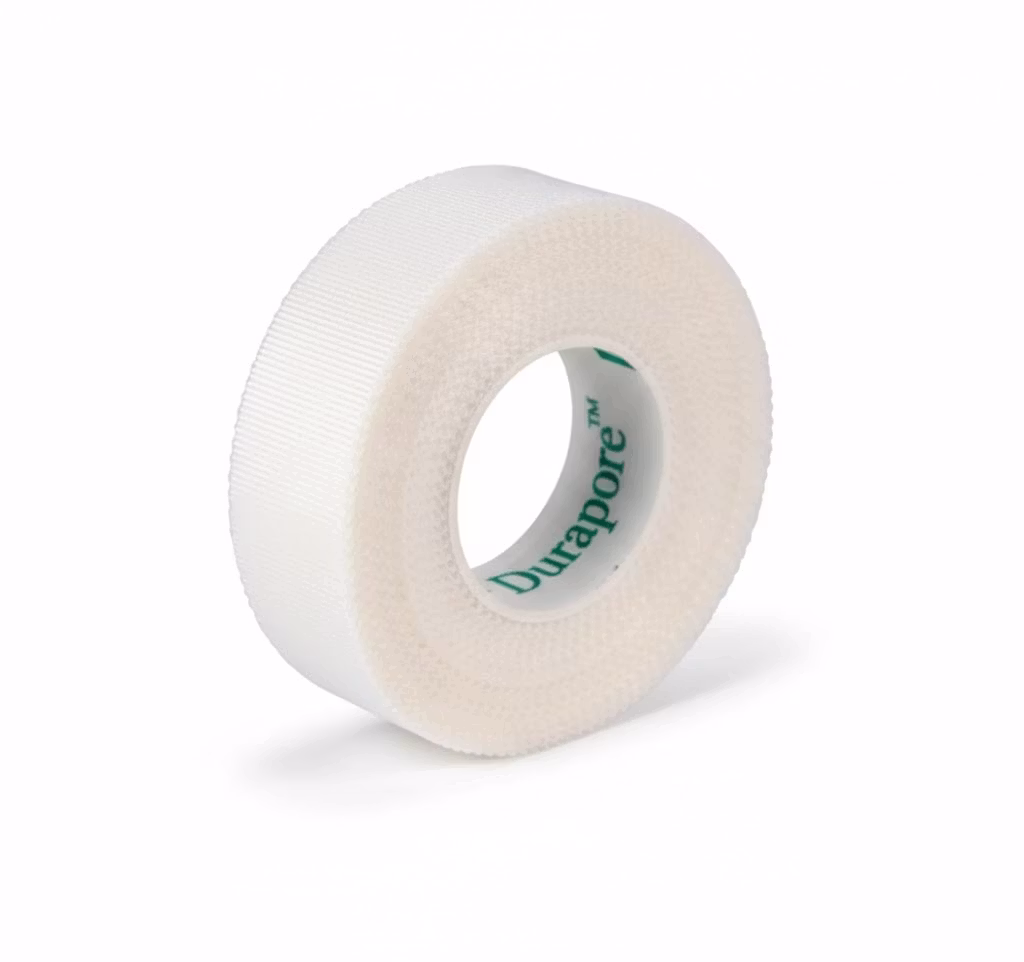 Durapore Kirurgisk tejp, vit, 2,5 cm x 9,1 m, 12 st