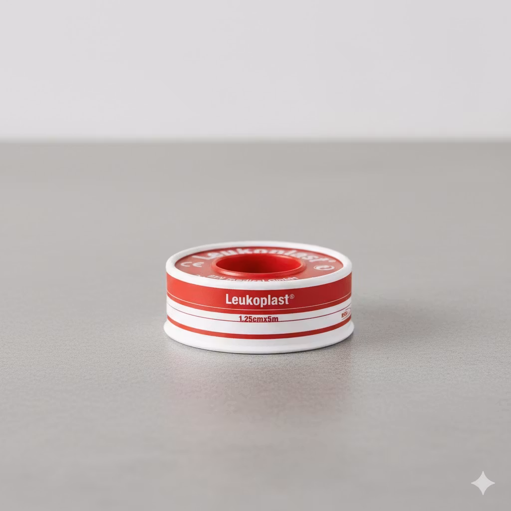 Leukoplast, textiltejp 1,25 cm x 5 m