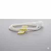 KRUUSE Butterfly, Venkateter m 30 cm slang, gul, 1,1x19mm, 50st