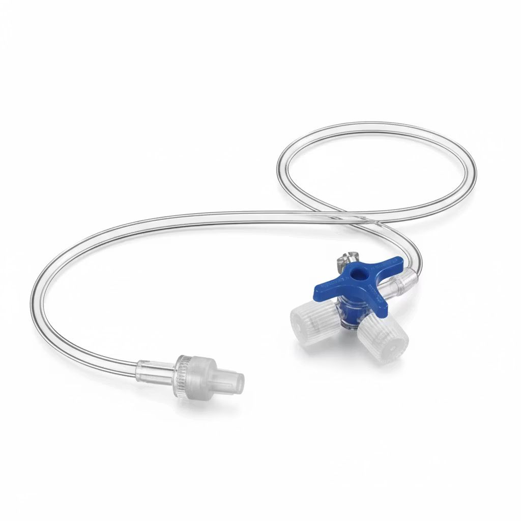 Discofix Trevägskran med slang 25 cm, 1st, B Braun