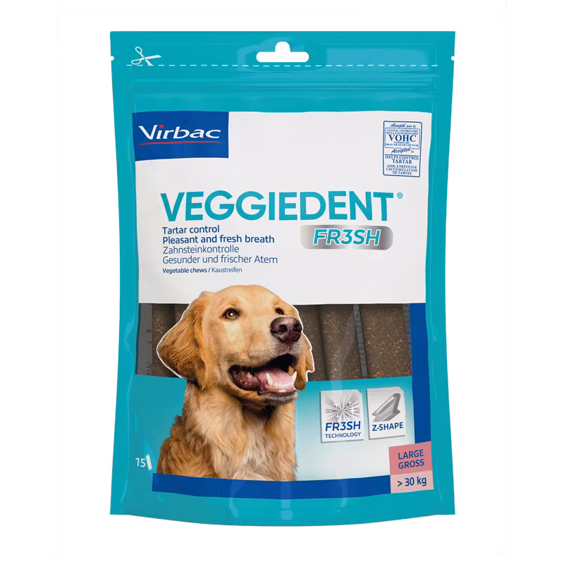 Virbac Veggiedent FR3SH L, 15 st