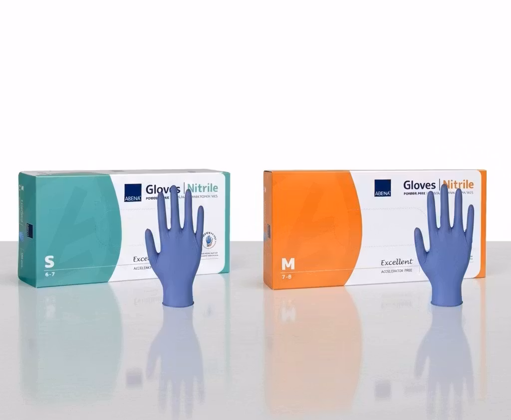 NITRILHANDSKE 50-PACK S PUDERFRI