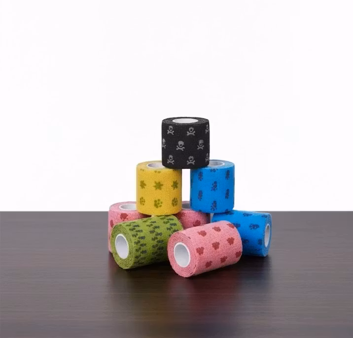 KRUUSE Fun-Flex, osorterade färger, 5 cm x 4,5 m, 10 st